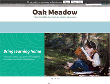 Tablet Screenshot of oakmeadowbookstore.com